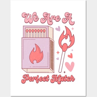 We Are A Perfect Match T Shirt Valentine T shirt For Women Posters and Art